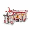 Hot Sale ✨ Reindeer Gas Station By Department 56 👍 2 Reindeer Gas Station By Department 56
