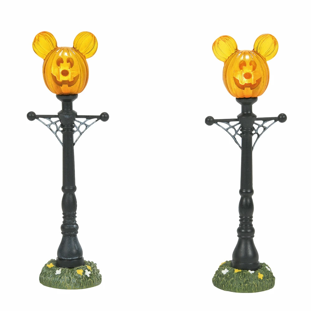 Best deal ✔️ Department 56 Pumpkintown Street Lights From Dept 56 Disney Village 😍 3 Department 56 Pumpkintown Street Lights From Dept 56 Disney Village