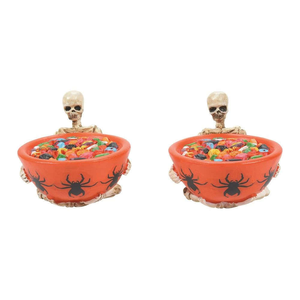 Best deal 🔥 Department 56 Trick Or Dare Treat Bowls From Dept 56 🎃 Halloween Snow Village 😉 3 Department 56 Trick Or Dare Treat Bowls From Dept 56 Halloween Snow Village
