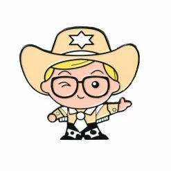 A Christmas Story House Sheriff Ralphie Enamel Pin From A Christmas Story Apparel