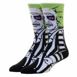 BioWorld Betelgeuse 360 Crew Socks From Beetlejuice Apparel