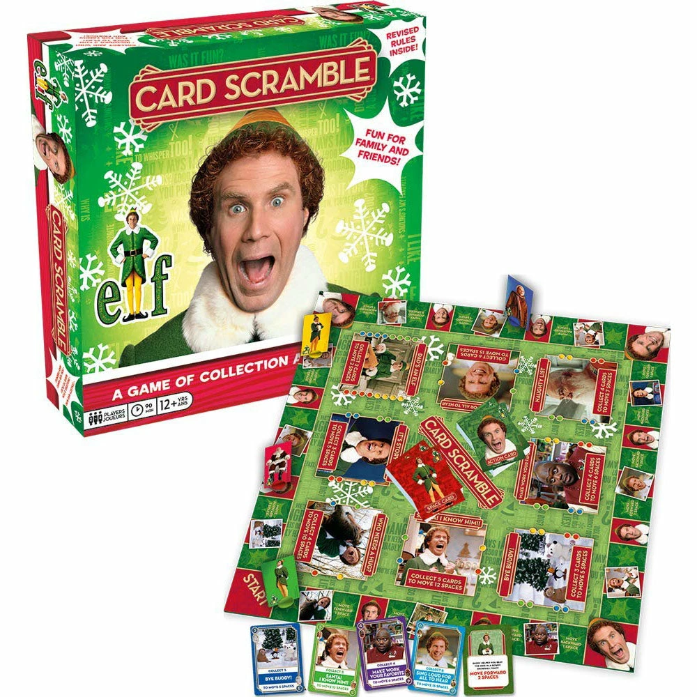 Top 10 🤩 Elf The Movie Toys And Games Elf Card Scramble Board Game 🛒 3 Elf The Movie Toys And Games Elf Card Scramble Board Game