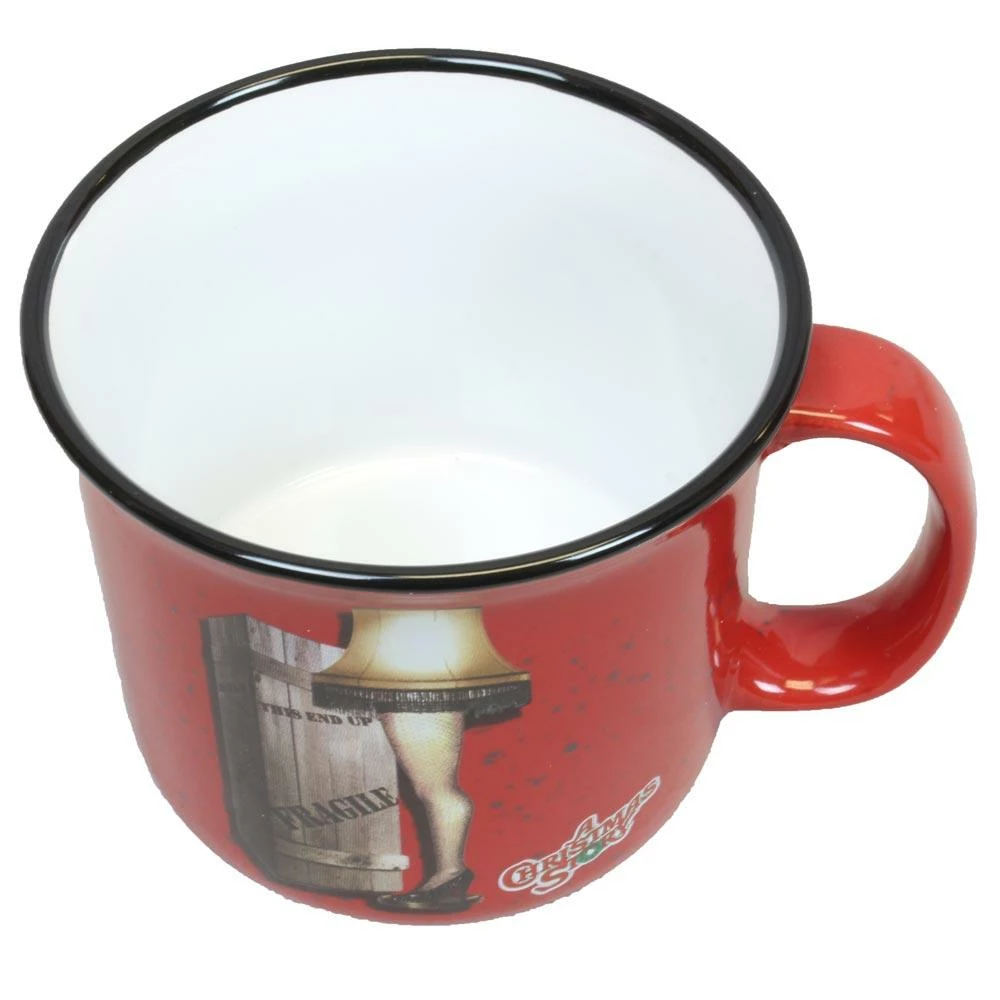 Buy 🔔 Spoontiques Leg Lamp 14oz Ceramic Camper Mug From A 🎁 Christmas Story 🔔 4 Spoontiques Leg Lamp 14oz Ceramic Camper Mug From A Christmas Story